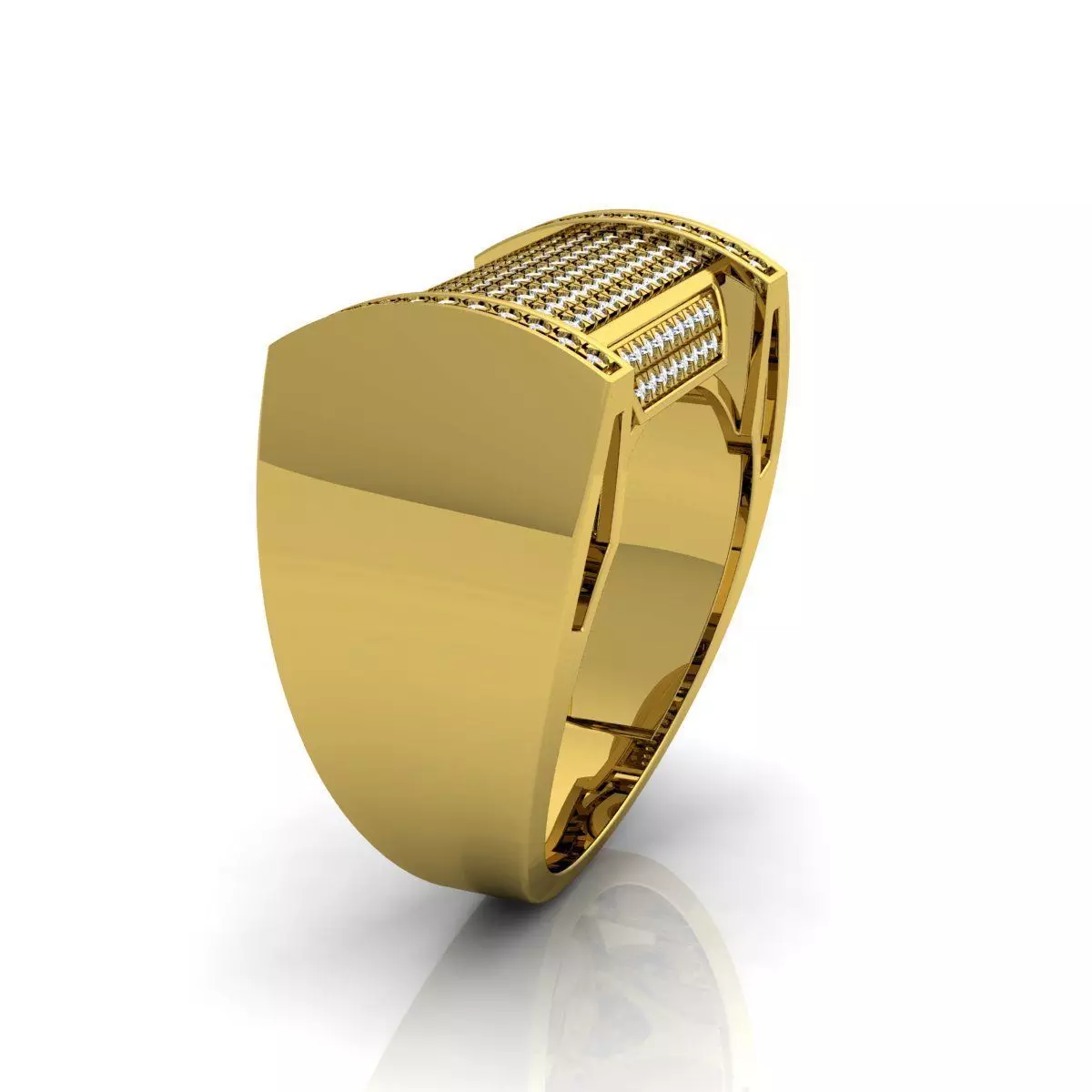 Mens Ring 06 3D print model_0