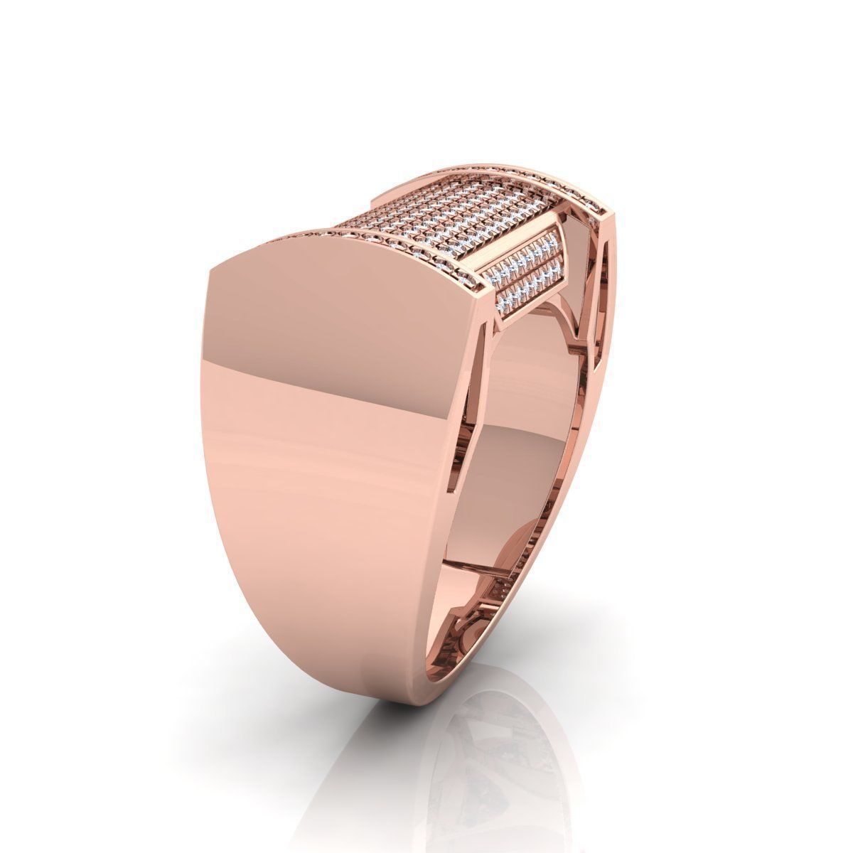 Mens Ring 06 3D print model_2