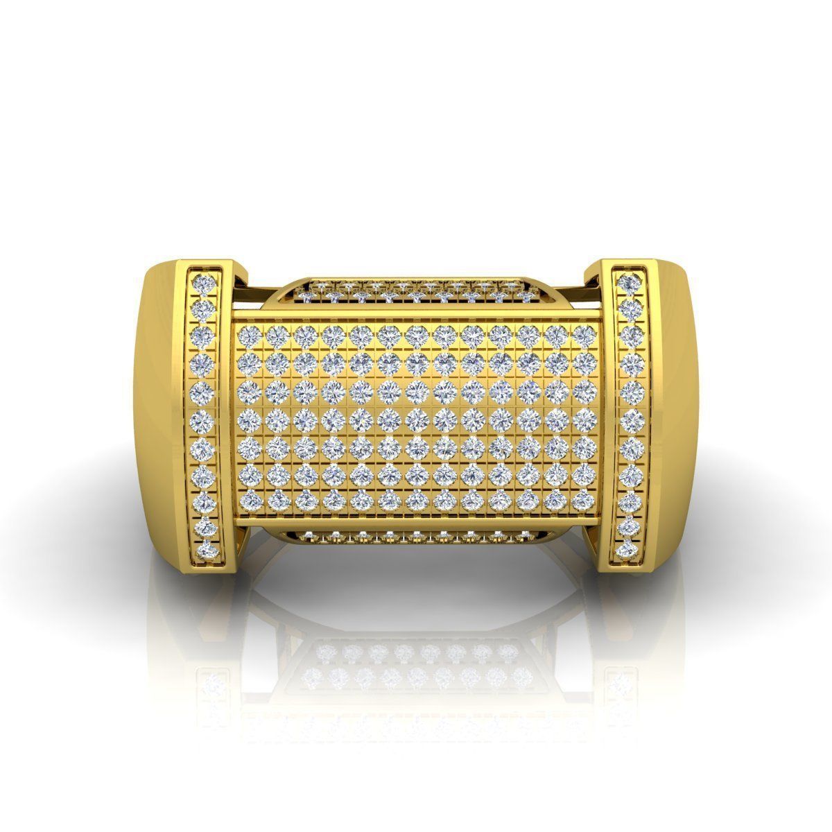 Mens Ring 06 3D print model_4