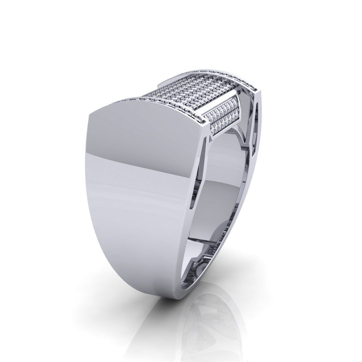Mens Ring 06 3D print model_1