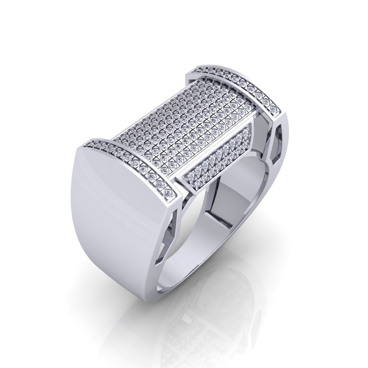 Mens Ring 06 3D print model_12