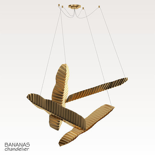 BANANAS panama chandelier 3D model
