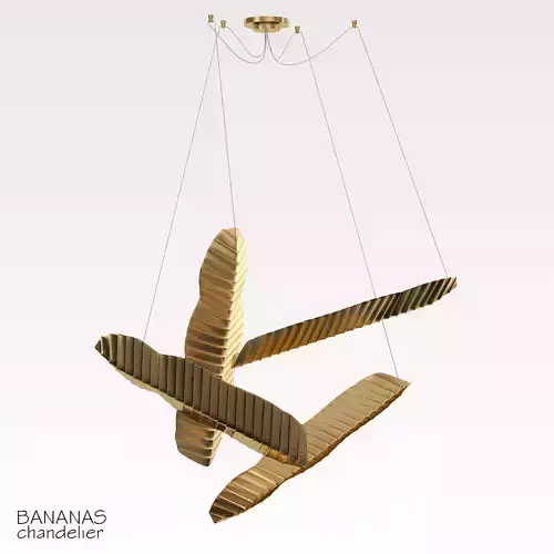 BANANAS panama chandelier 3D model