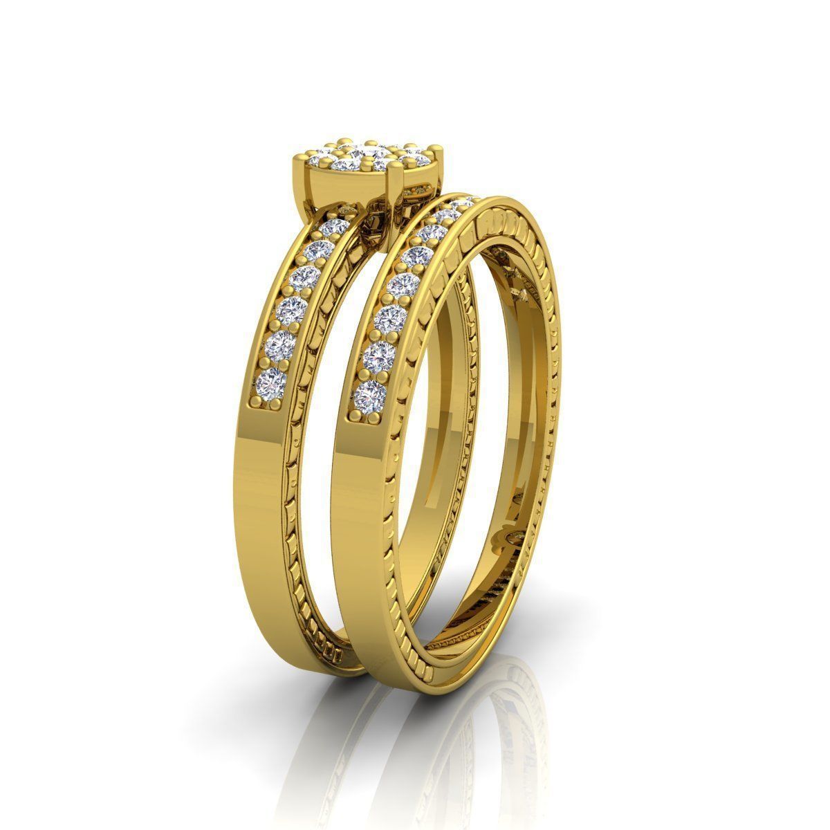 Fancy Set Wedding 3D print model_3