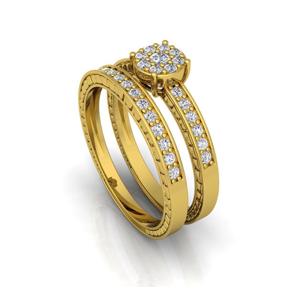 Fancy Set Wedding 3D print model_13