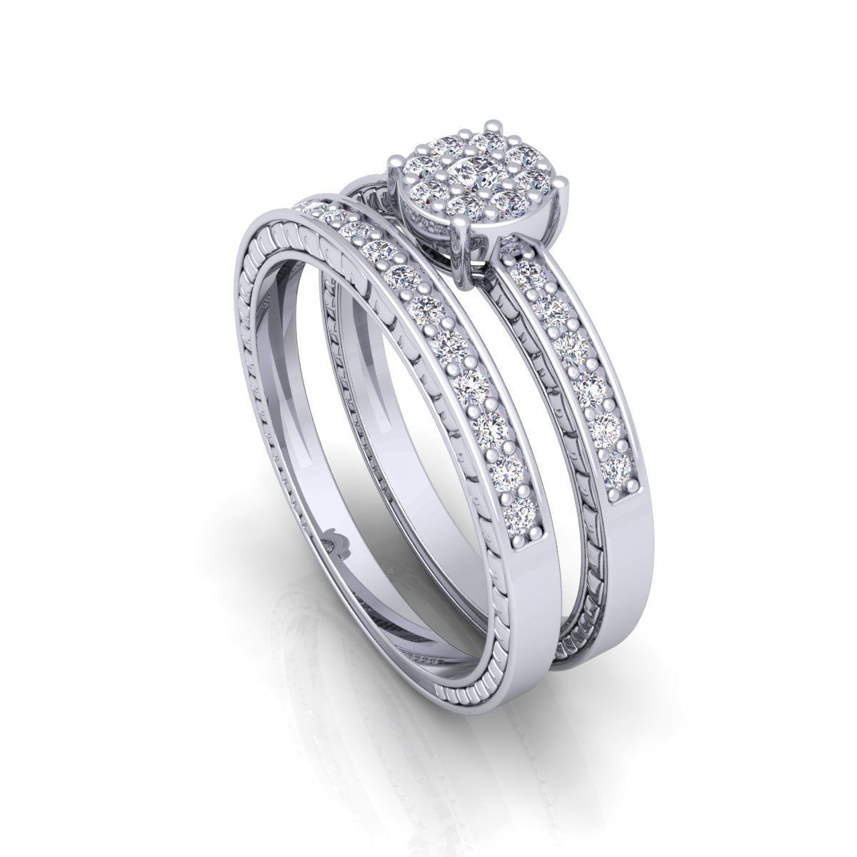 Fancy Set Wedding 3D print model_15