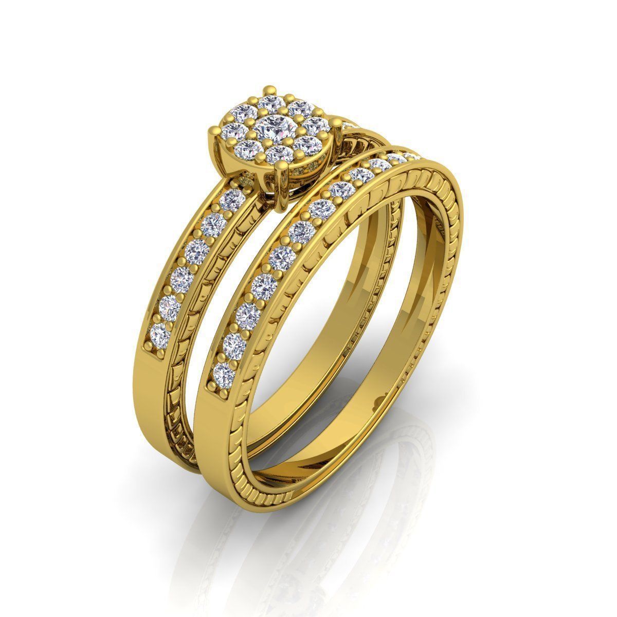 Fancy Set Wedding 3D print model_10