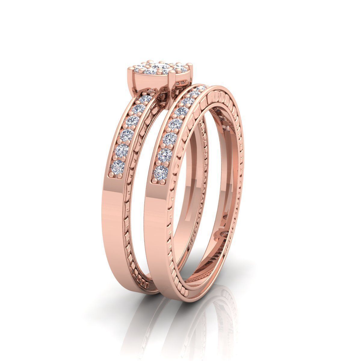 Fancy Set Wedding 3D print model_4