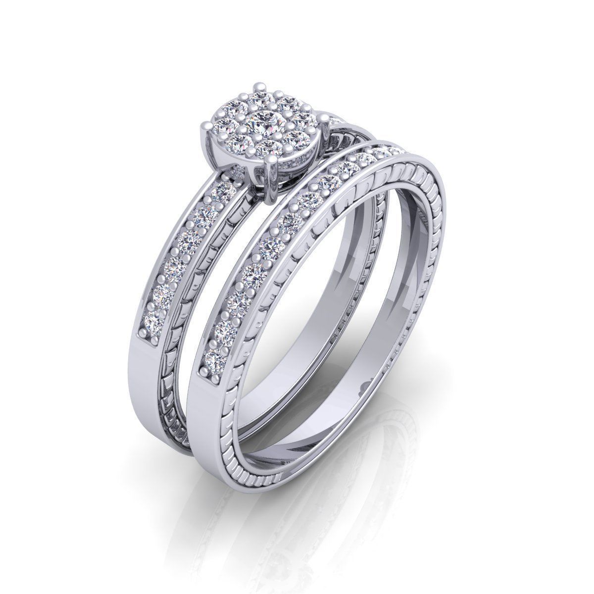 Fancy Set Wedding 3D print model_12