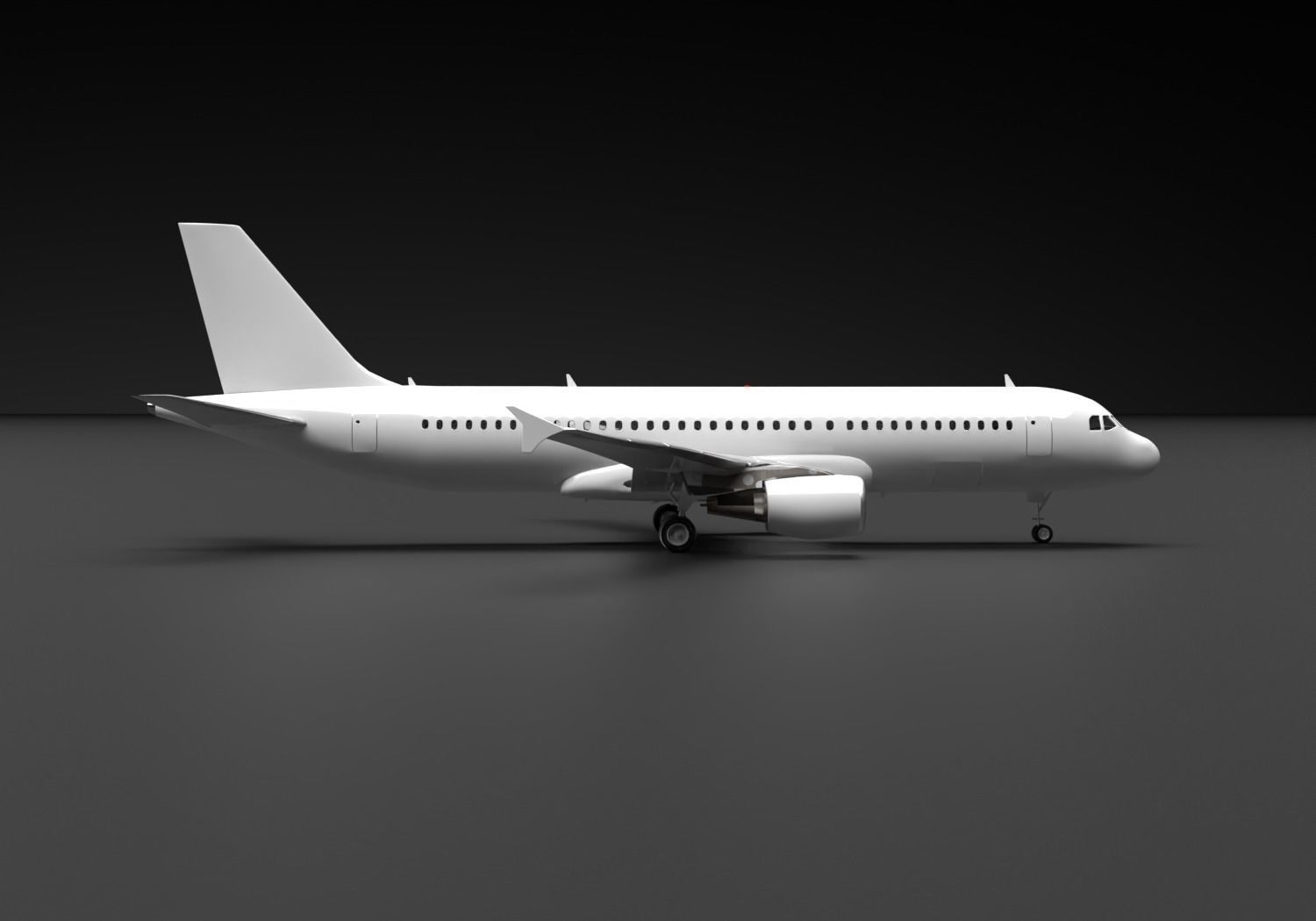 Airbus A320-200 3D model_3