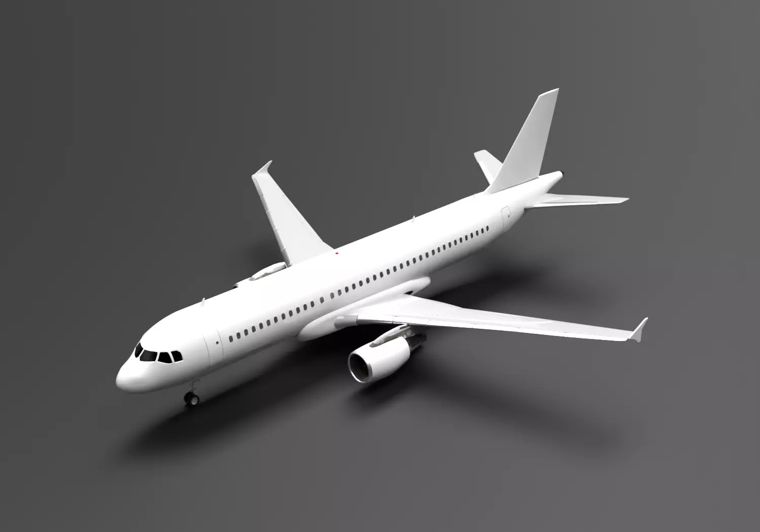 Airbus A320-200 3D model_0