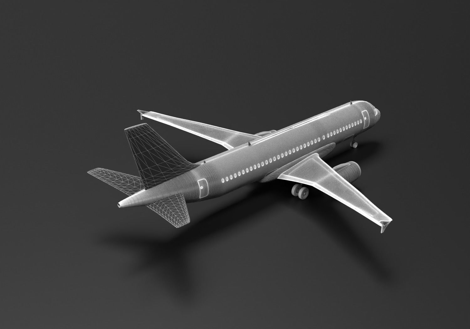 Airbus A320-200 3D model_8