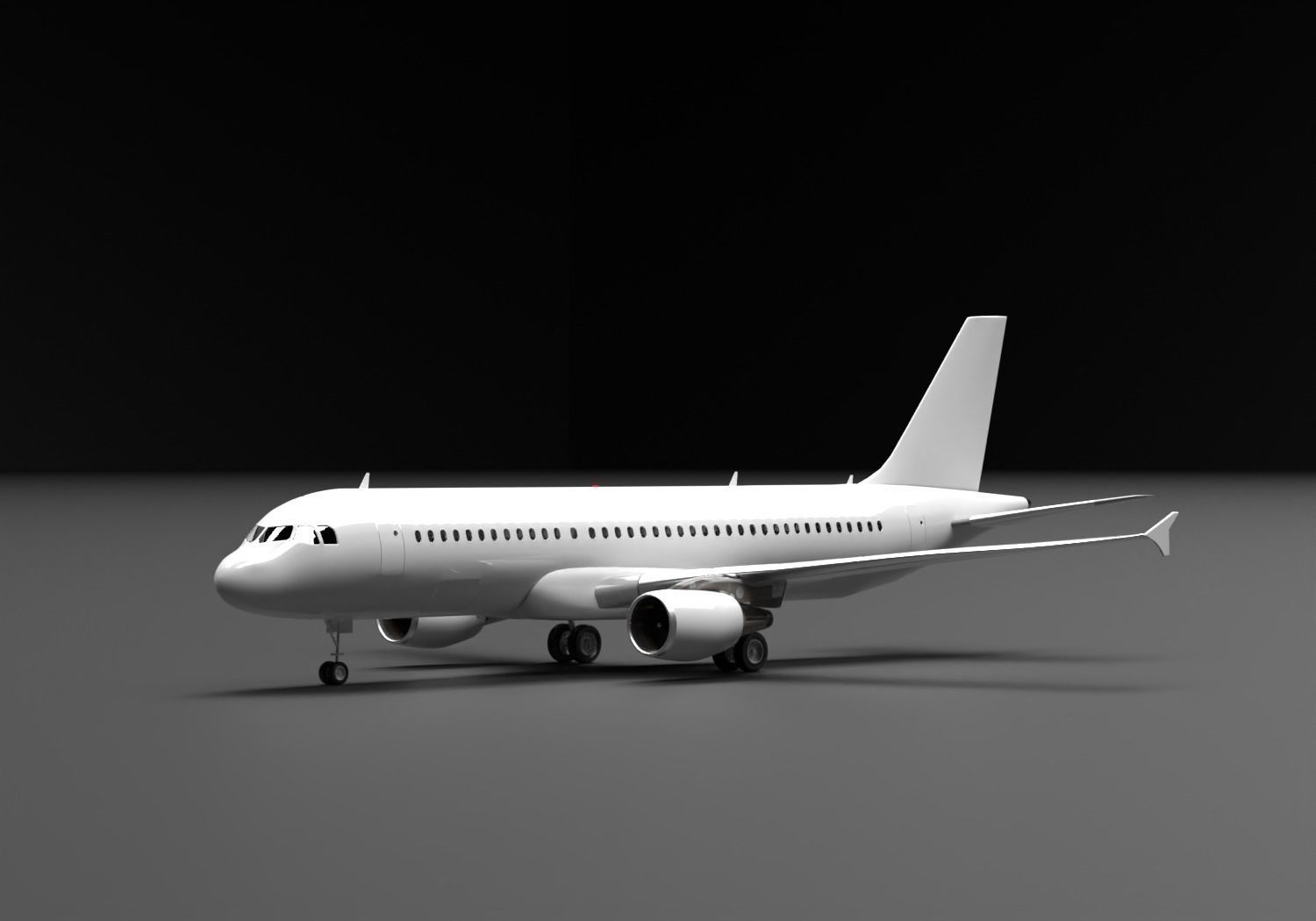 Airbus A320-200 3D model_2