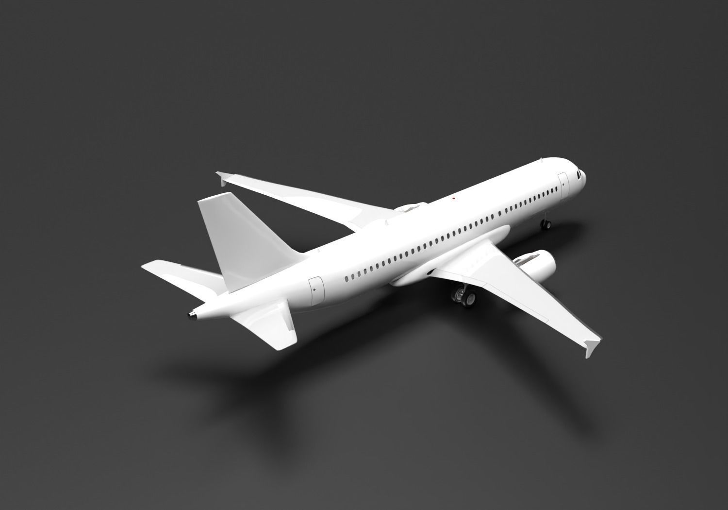 Airbus A320-200 3D model_1