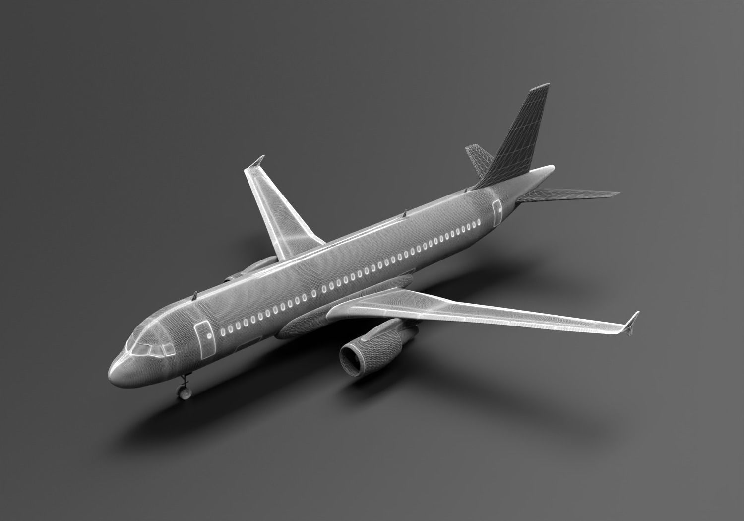 Airbus A320-200 3D model_7