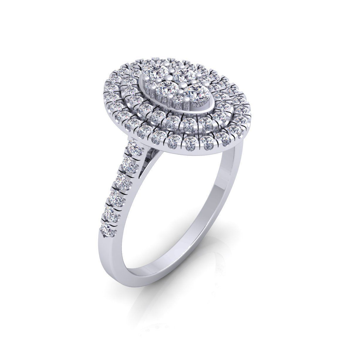 Two Fancy Halo Ring  3D print model_14