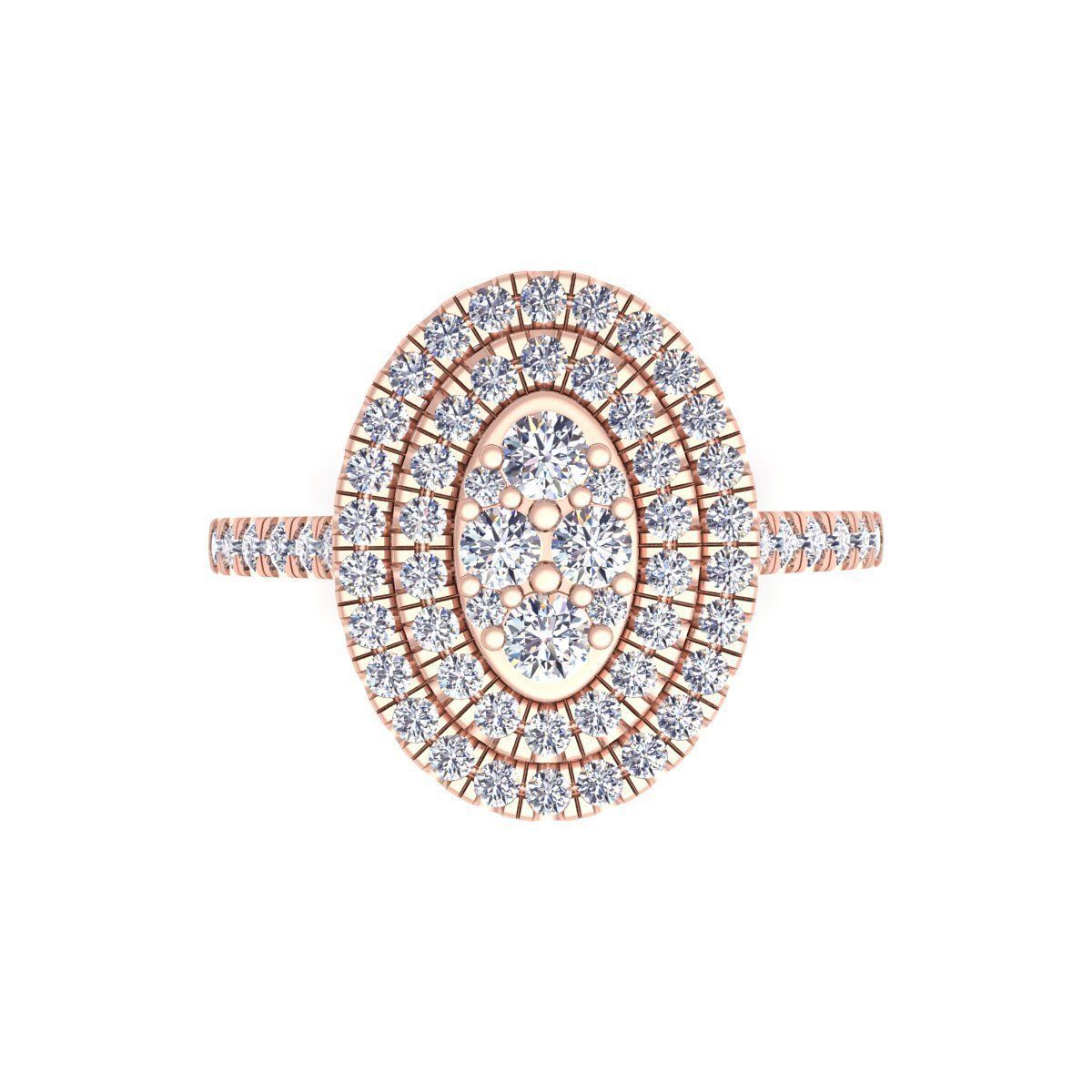 Two Fancy Halo Ring  3D print model_11