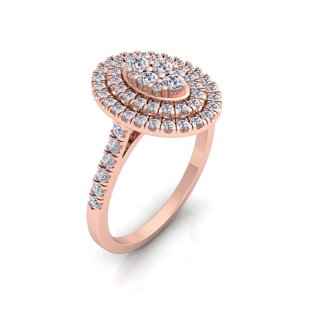 Two Fancy Halo Ring  3D print model_13