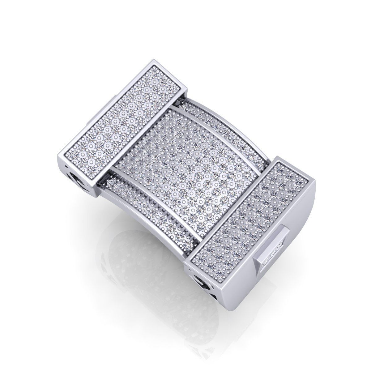 Fancy Mens Ring 08 3D print model_10