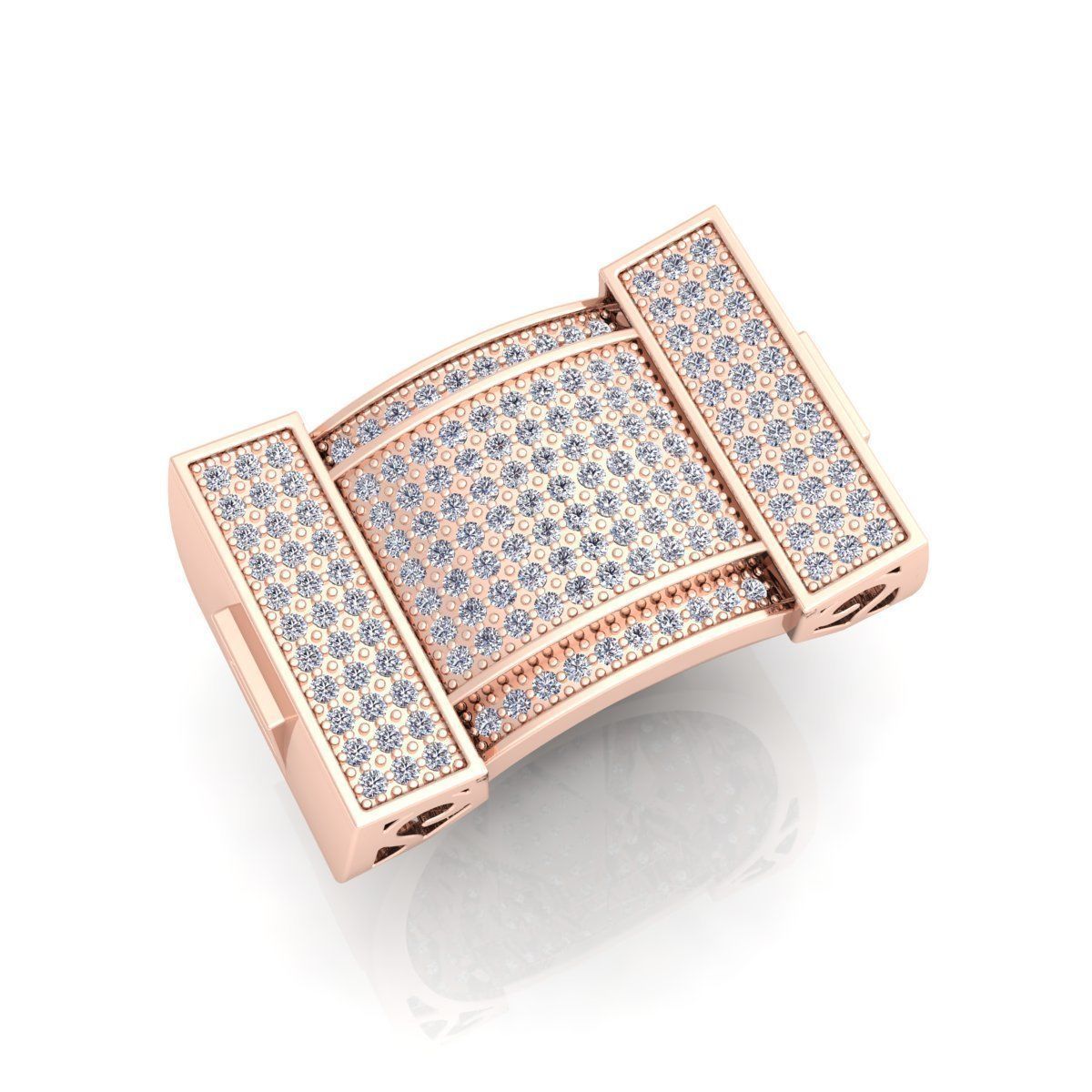 Fancy Mens Ring 08 3D print model_7