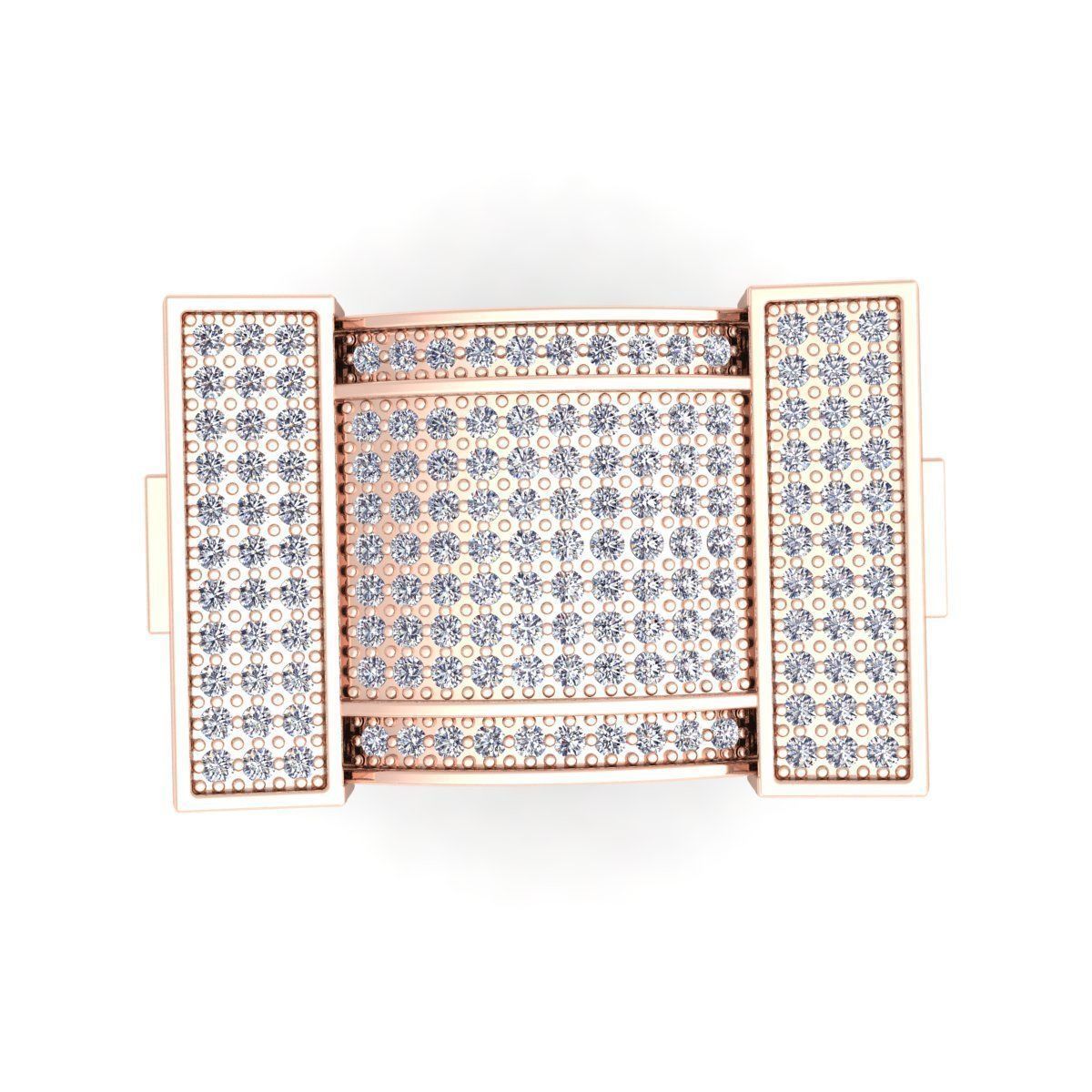 Fancy Mens Ring 08 3D print model_4