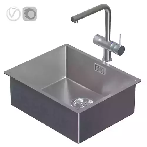 Crane GROHE MINTA and sink for the kitchen GROHE K700