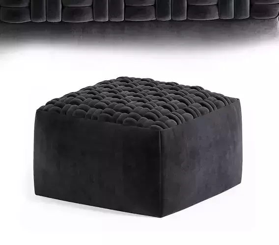smart living Velvet Pouf