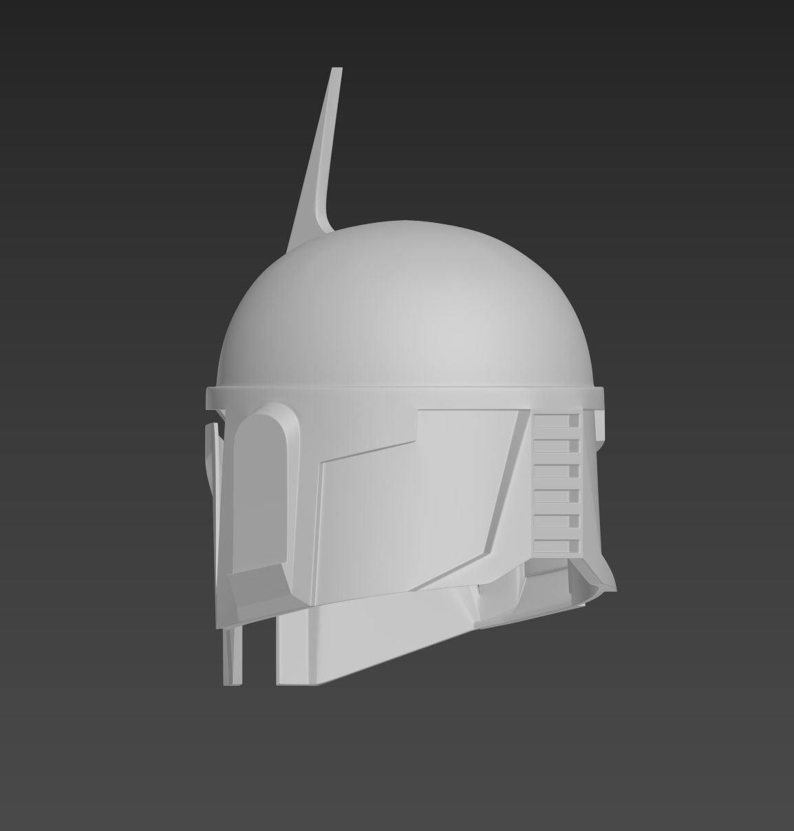 Star Wars Mandalorian SWJF-X Helmet Cosplay   3D print model_3