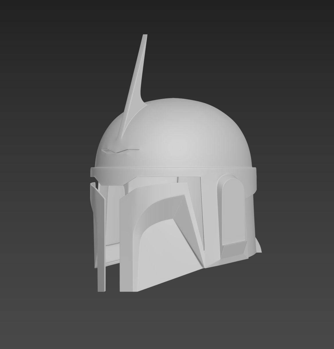 Star Wars Mandalorian SWJF-X Helmet Cosplay   3D print model_1