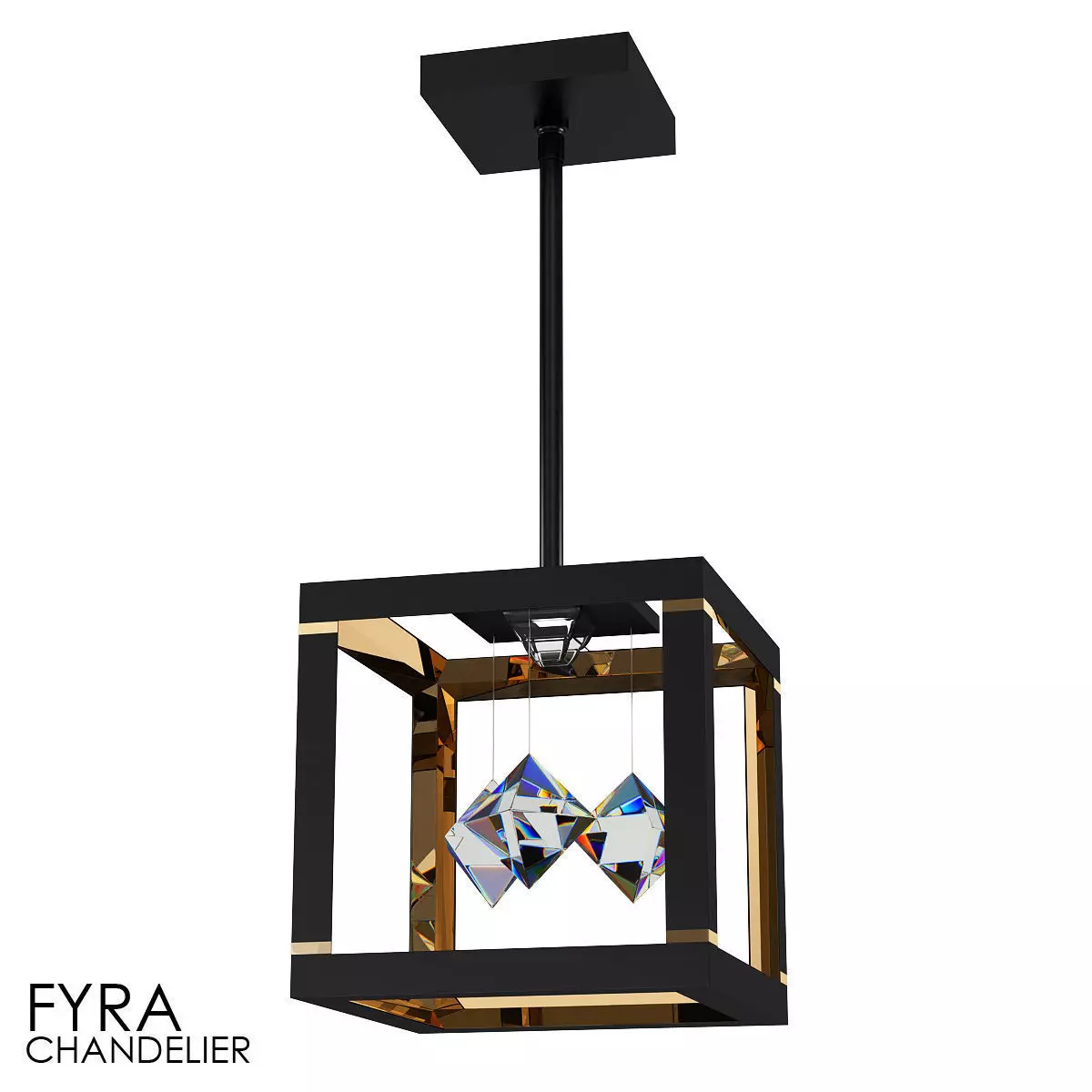 FYRA 1 chandelier 3D model_0