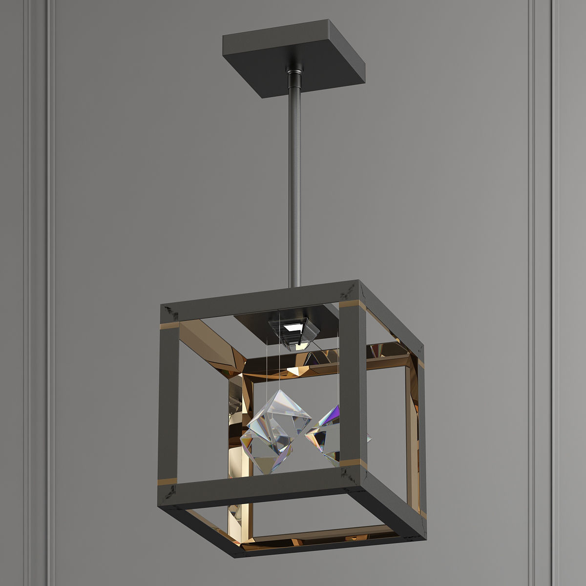 FYRA 1 chandelier 3D model_1