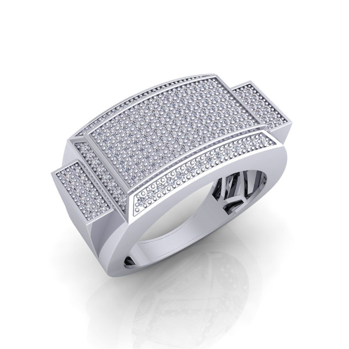 Mens Ring 10 3D print model_7