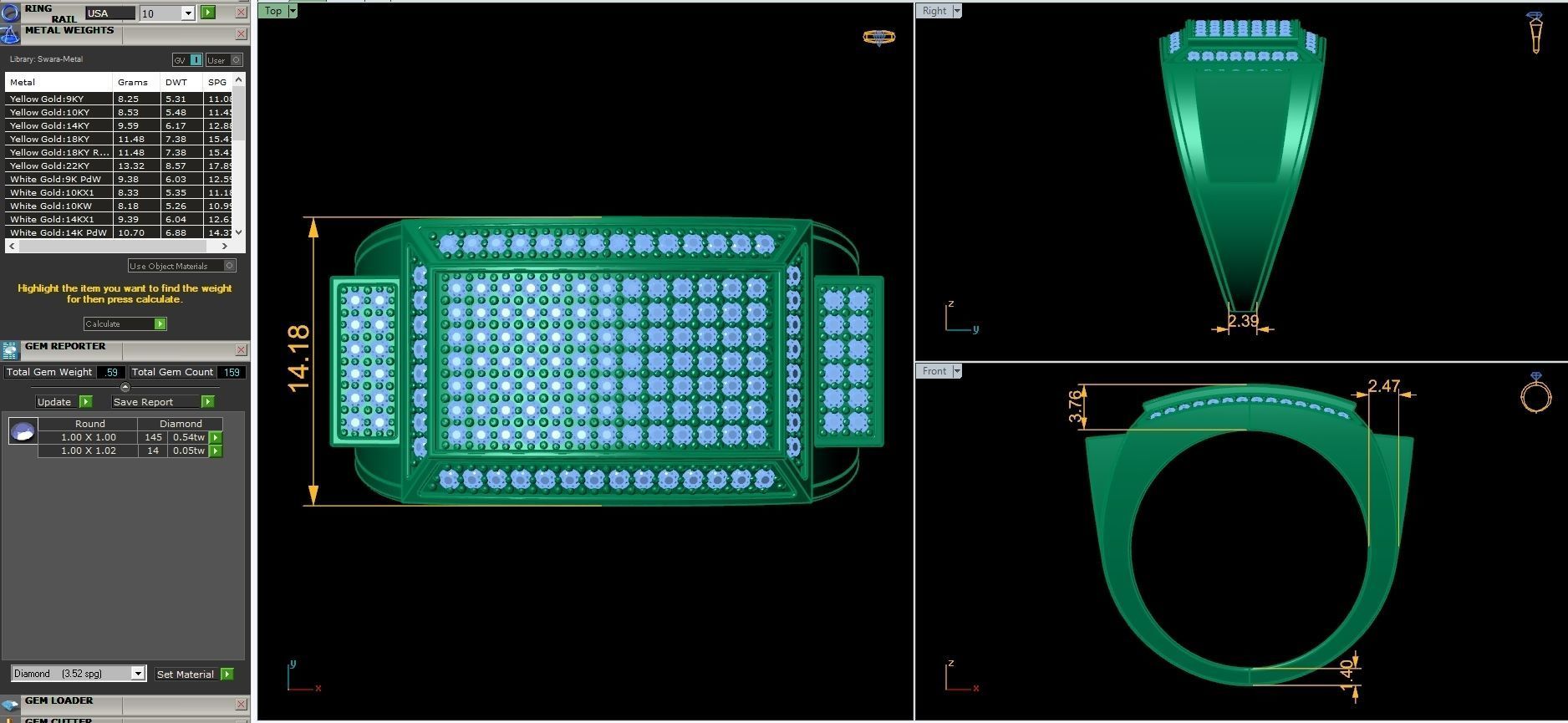 Mens Ring 10 3D print model_6