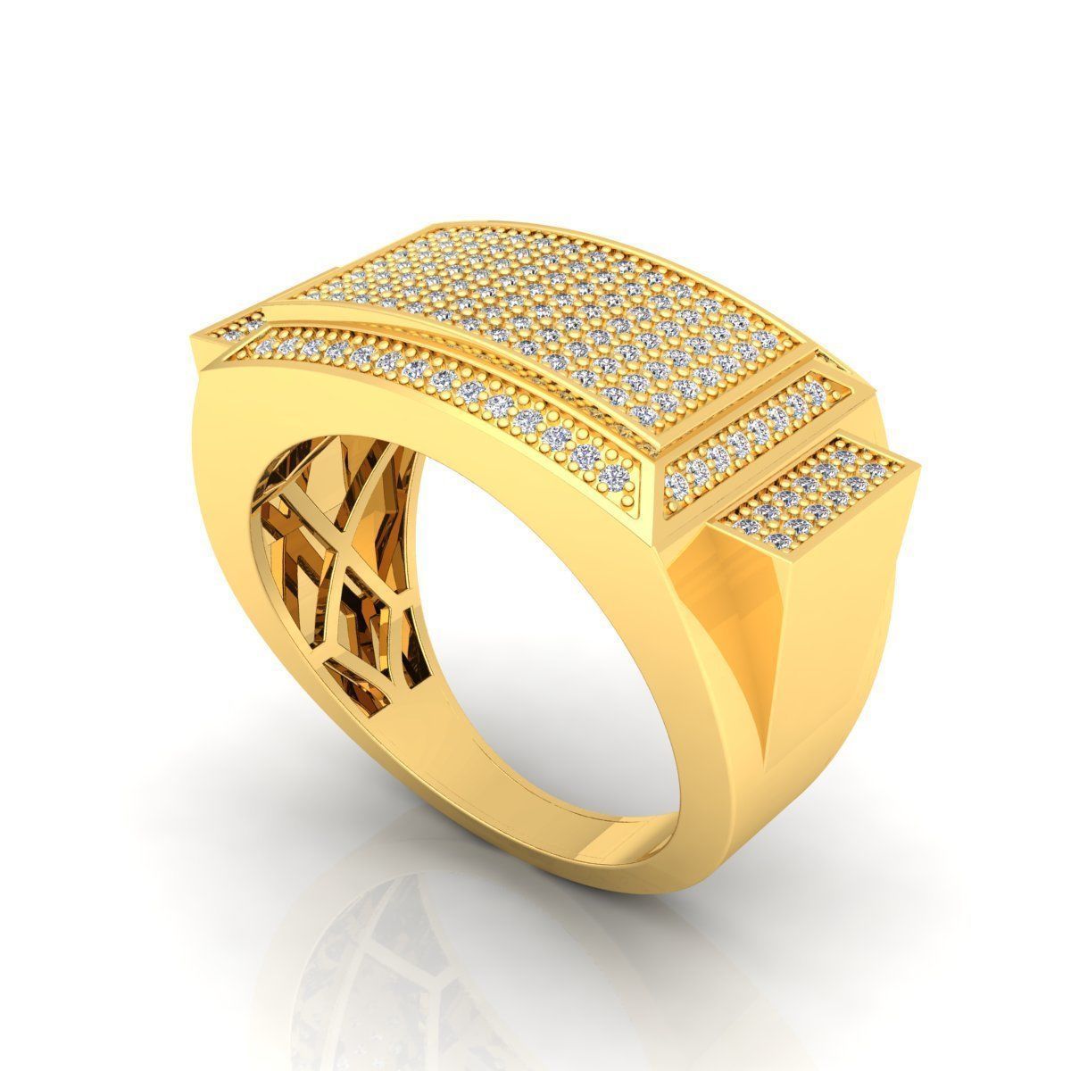 Mens Ring 10 3D print model_12