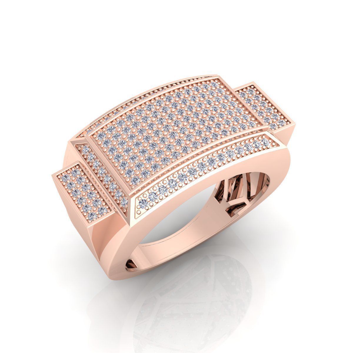 Mens Ring 10 3D print model_8