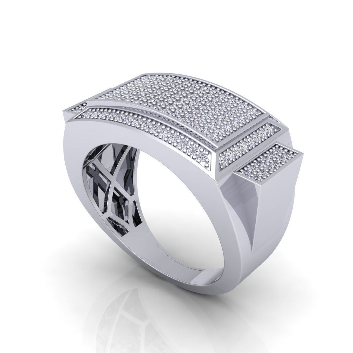 Mens Ring 10 3D print model_10