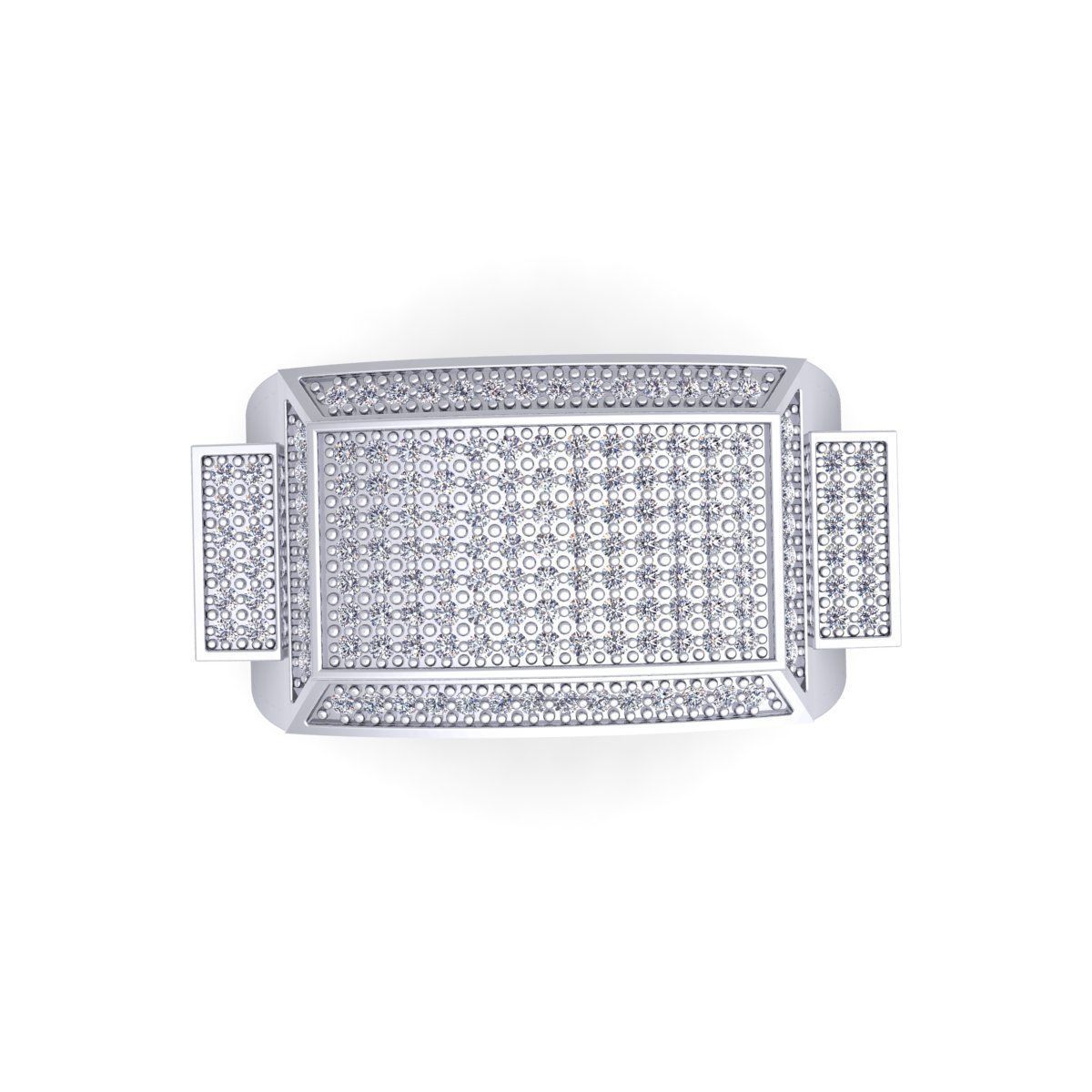 Mens Ring 10 3D print model_3