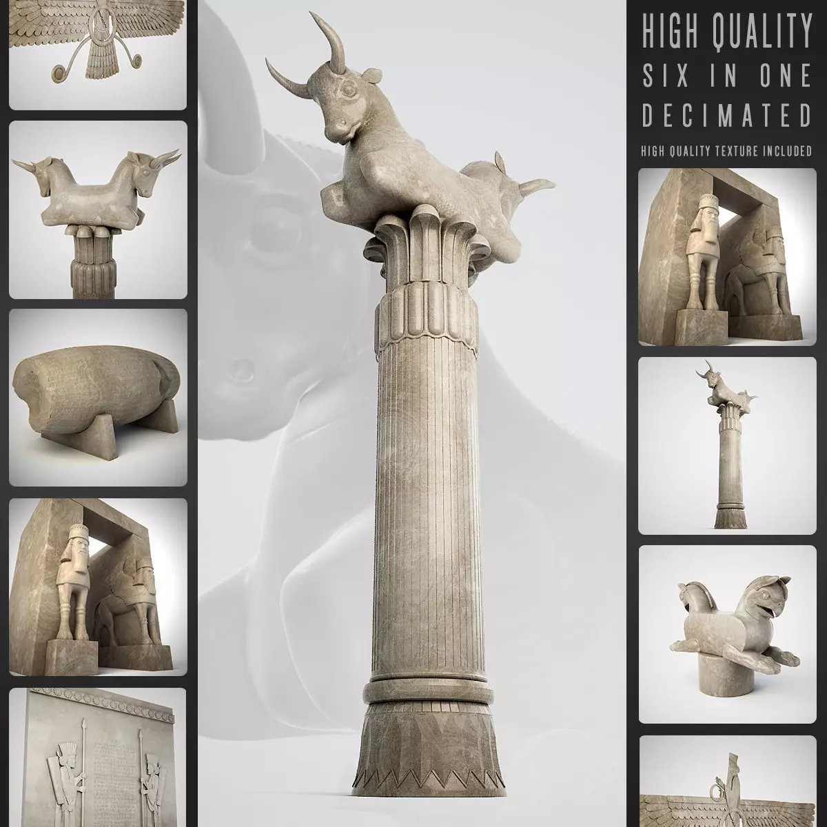 Ancient Persia 3D model_0