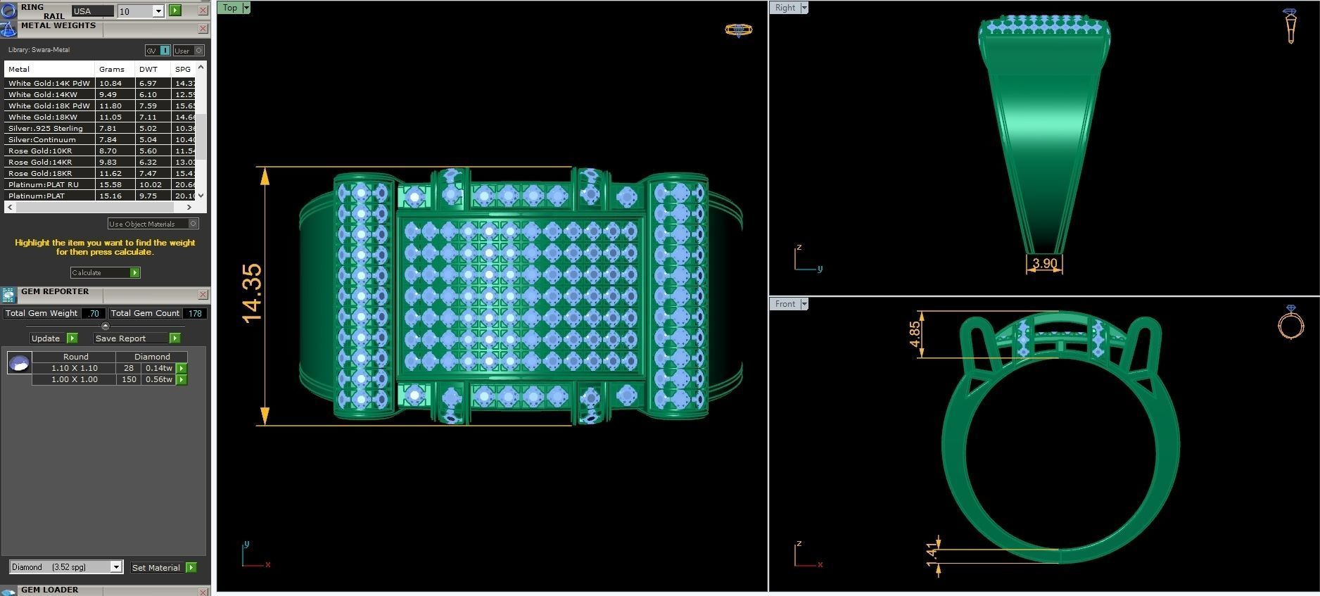 Fancy Mens Ring 11 3D print model_7