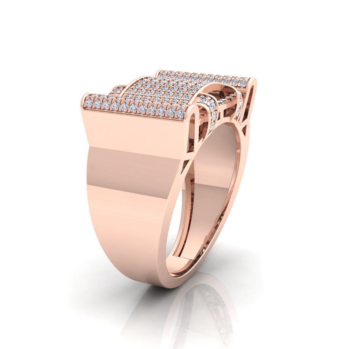 Fancy Mens Ring 11 3D print model_4