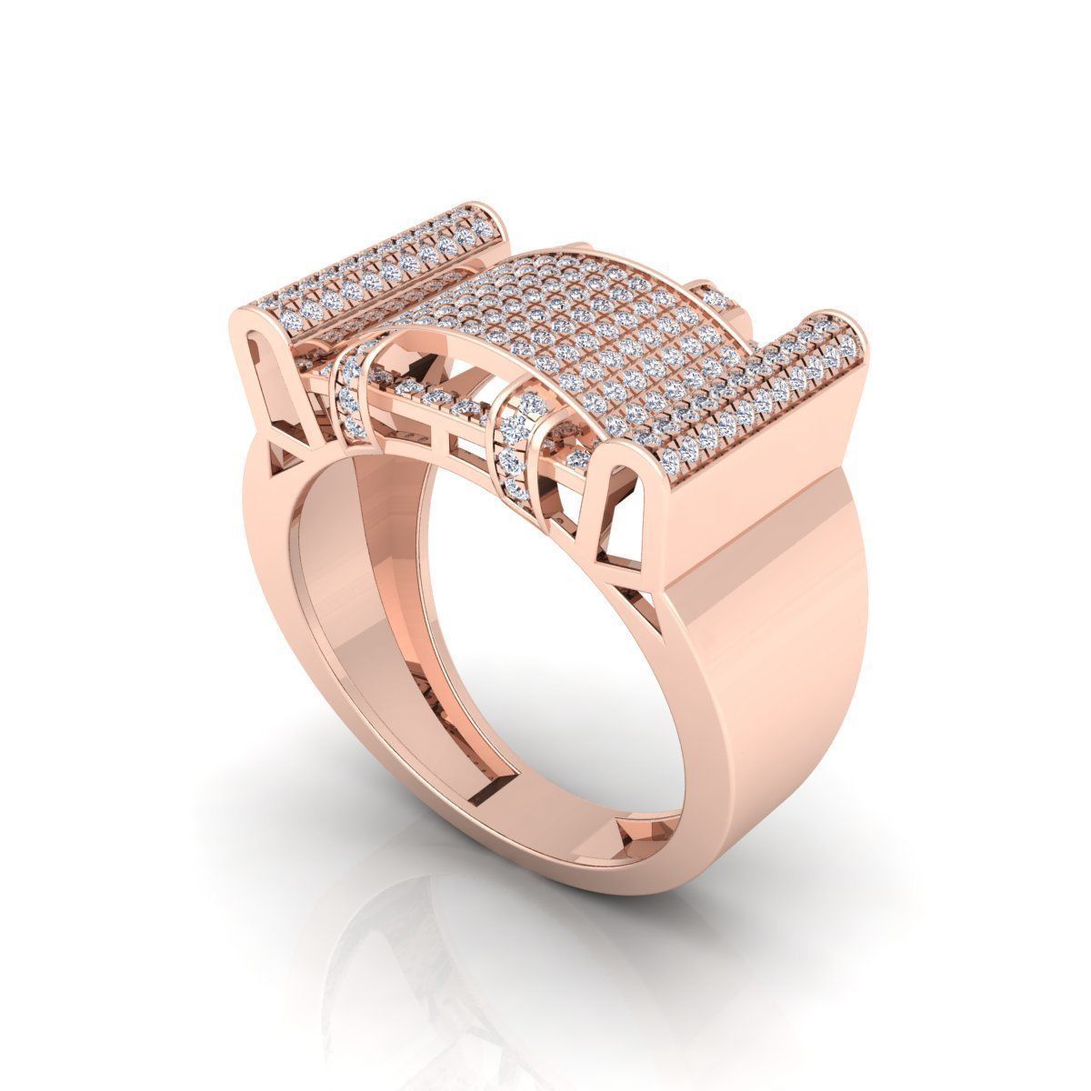 Fancy Mens Ring 11 3D print model_11