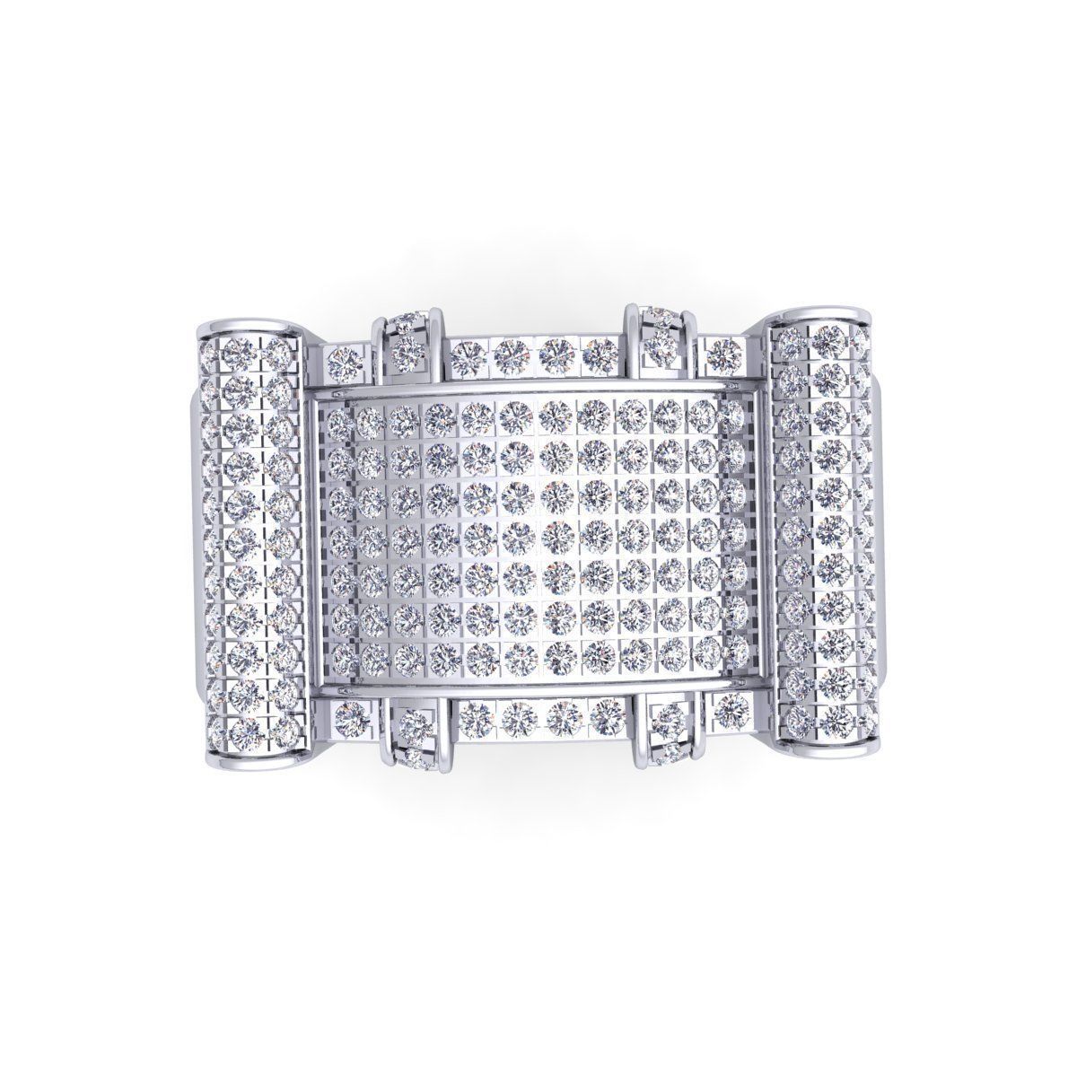 Fancy Mens Ring 11 3D print model_6