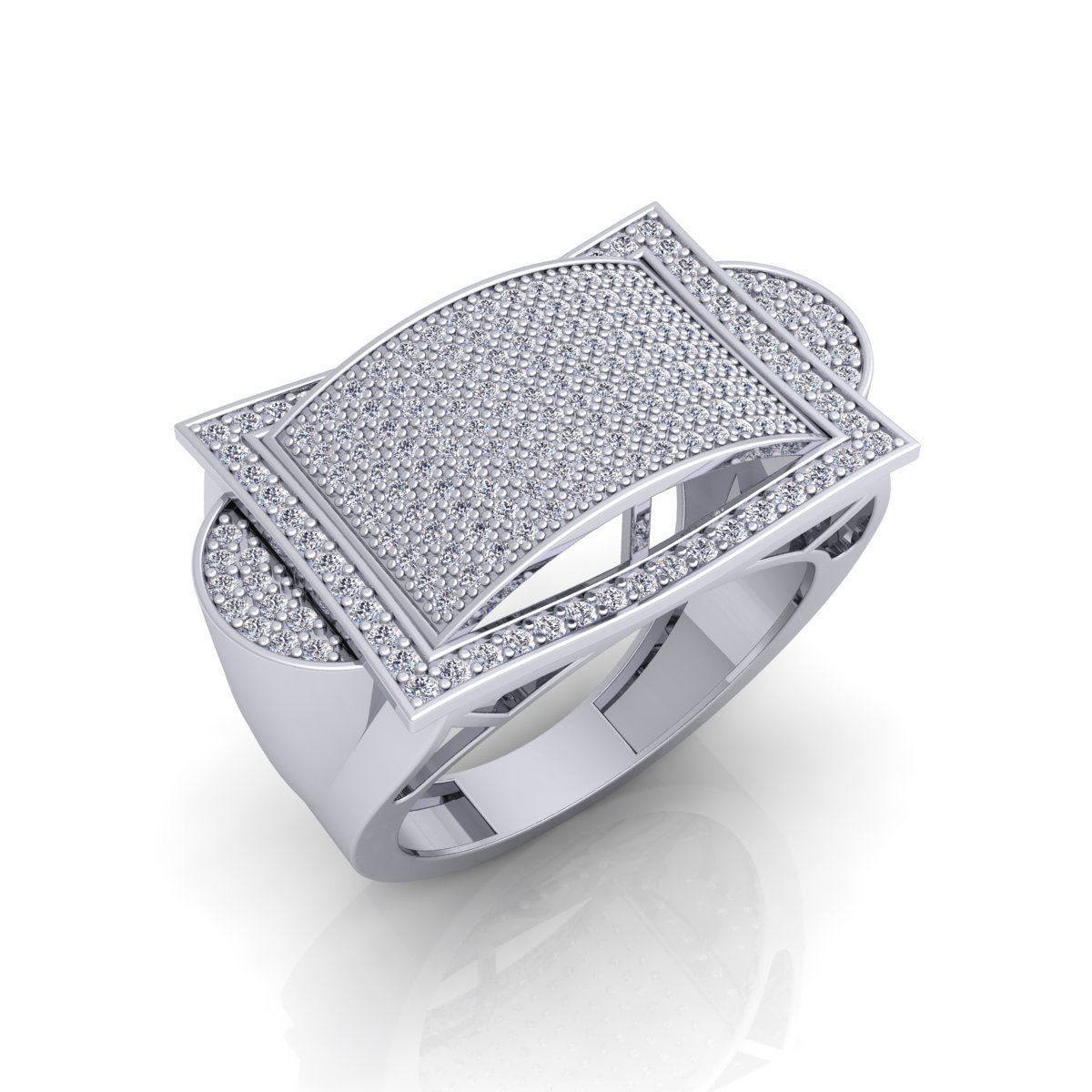 Mens Ring  3D print model_1