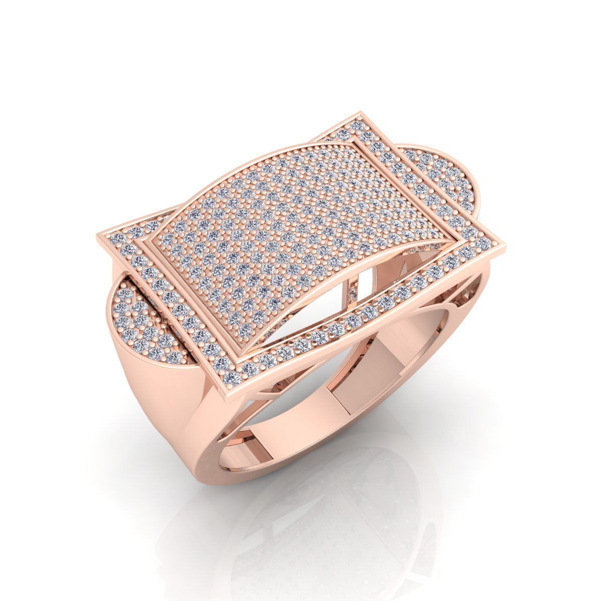 Mens Ring  3D print model_2