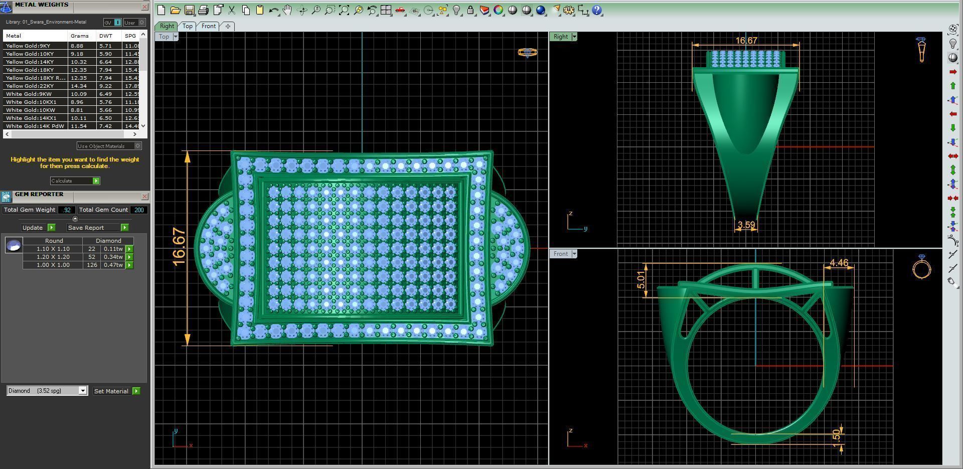 Mens Ring  3D print model_6
