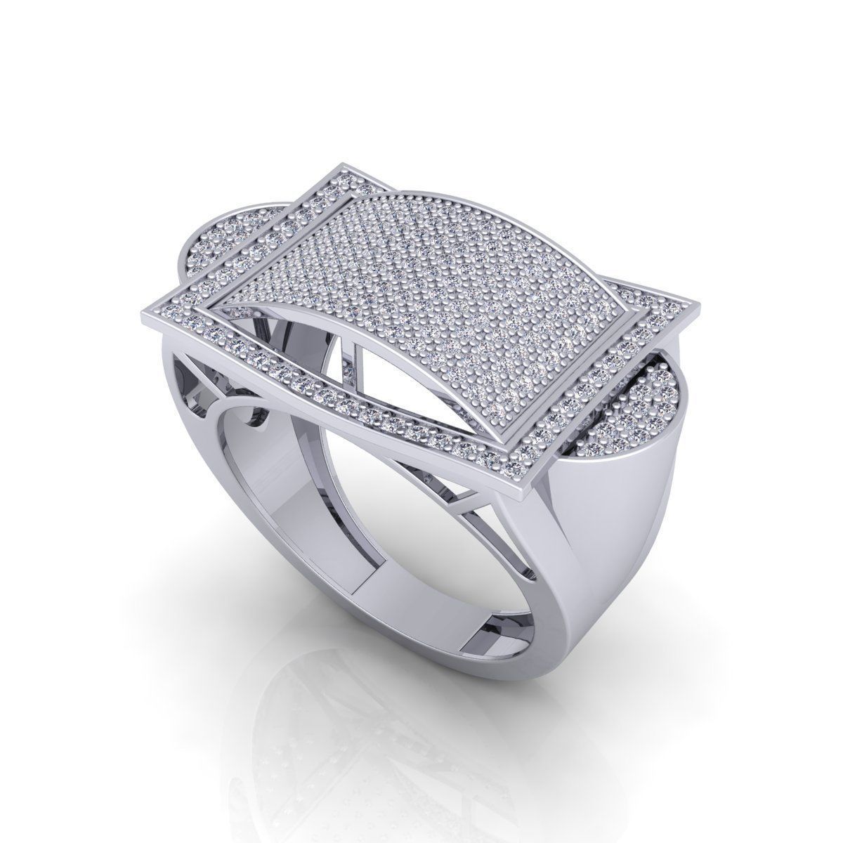 Mens Ring  3D print model_10
