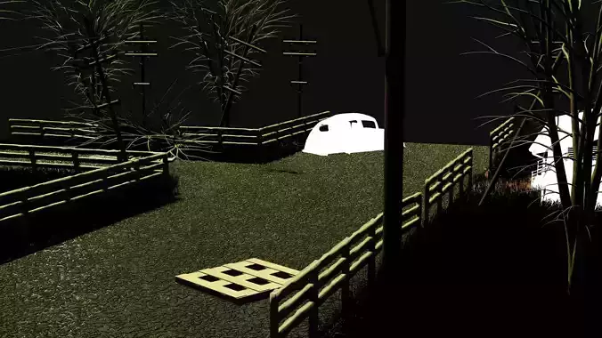 Damaged Town apocalyptic