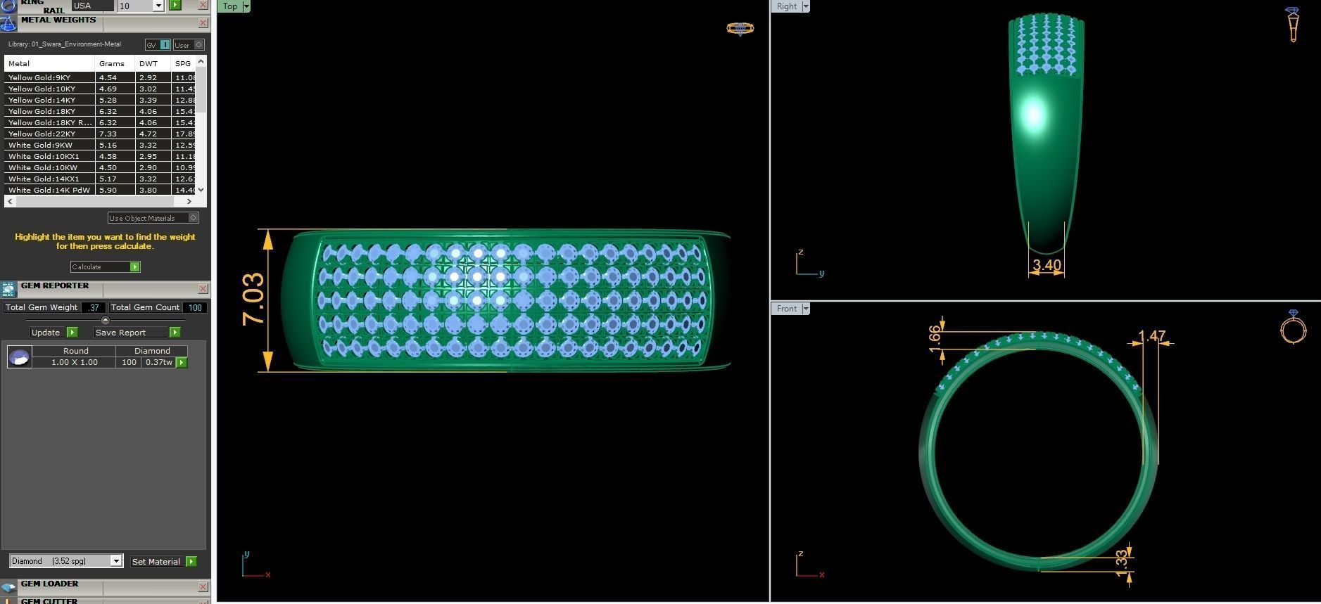 Simple Mens Ring 12 3D print model_5
