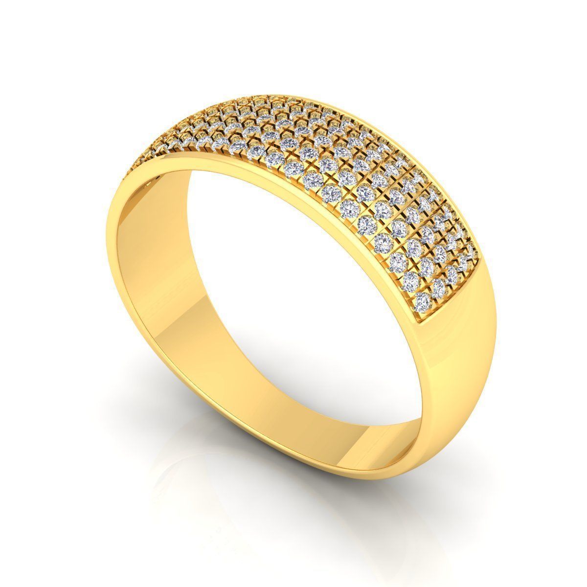 Simple Mens Ring 12 3D print model_12