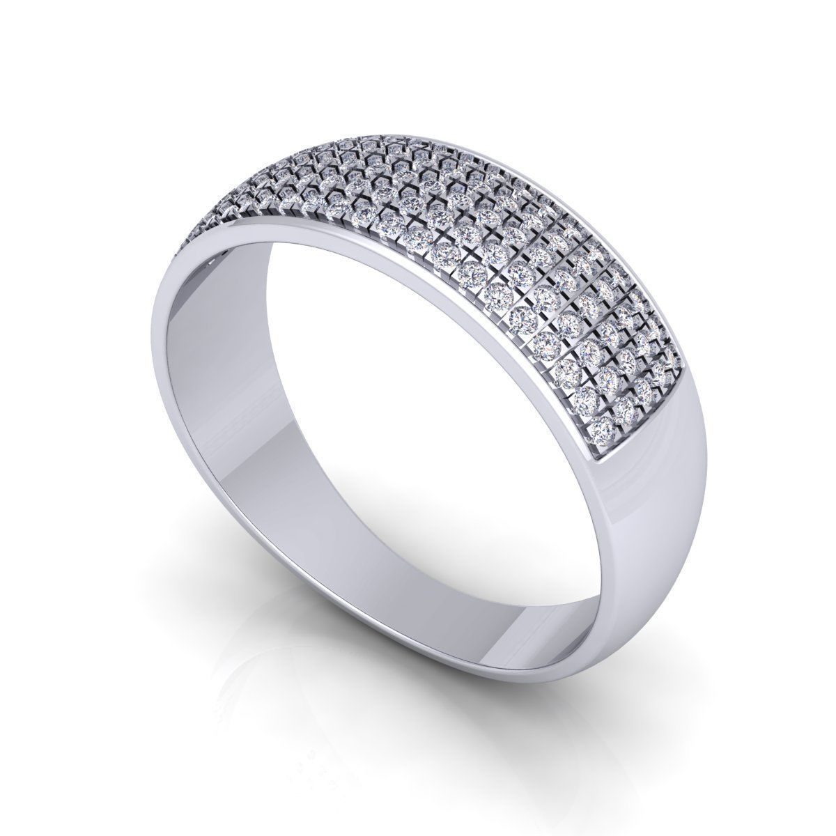 Simple Mens Ring 12 3D print model_10